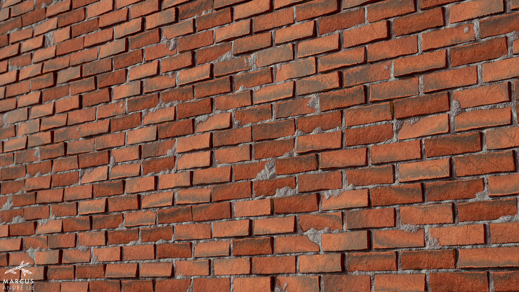 Artstation Procedural Brick Material Substance Designer Game Assets