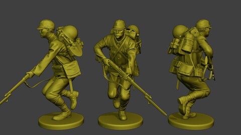 Japanese soldier ww2 Run J1