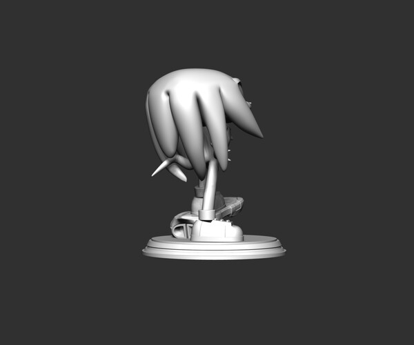 Knuckles - Sonic the Hedgehog 2 Fanart 3D model 3D printable