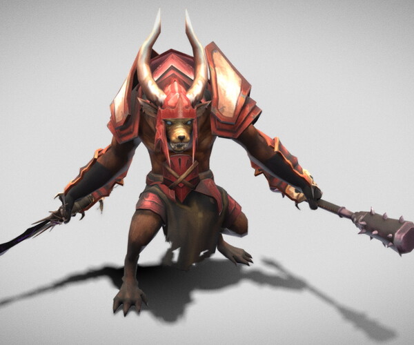 ArtStation - Dungeon Fantasy Monster - Blood Guard | Game Assets