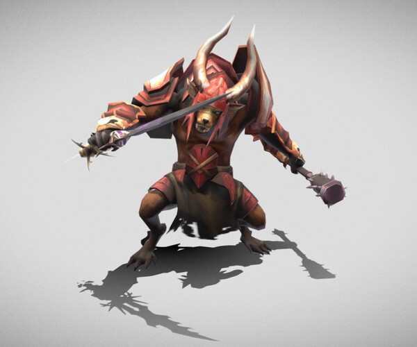 ArtStation - Dungeon Fantasy Monster - Blood Guard | Game Assets