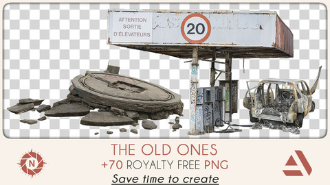 PNG Photo Pack: The Old Ones