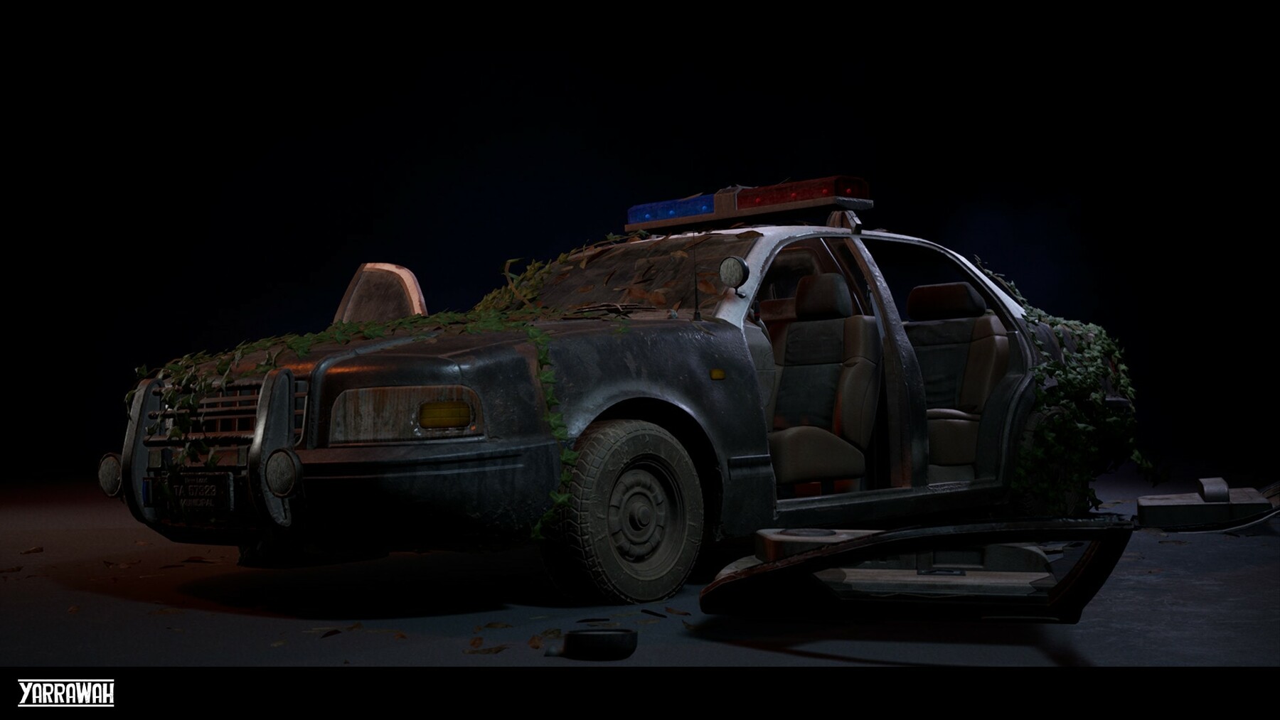 ArtStation - Emergency Vehicles - Interactable [UE4] [UE5] | Game Assets