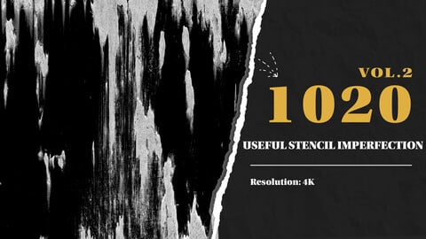 MEGA PACK --- 1020 High Quality Useful Stencil Imperfection (10 Categories) vol.2