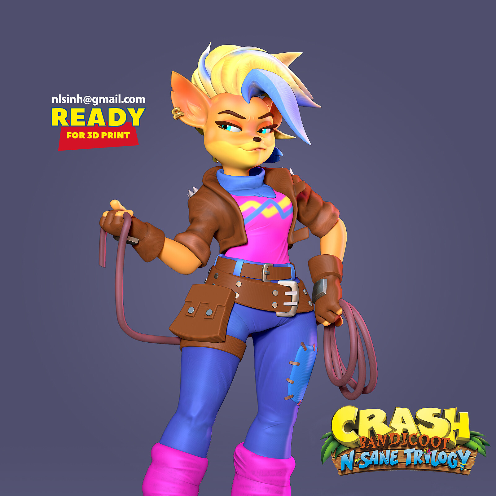 Artstation Tawna Crash Bandicoot Fanart Resources