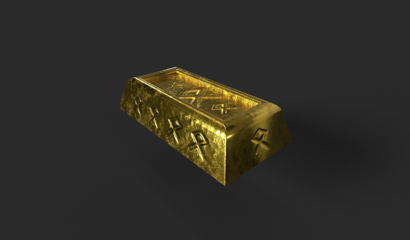 ArtStation Gold Bar Game Assets