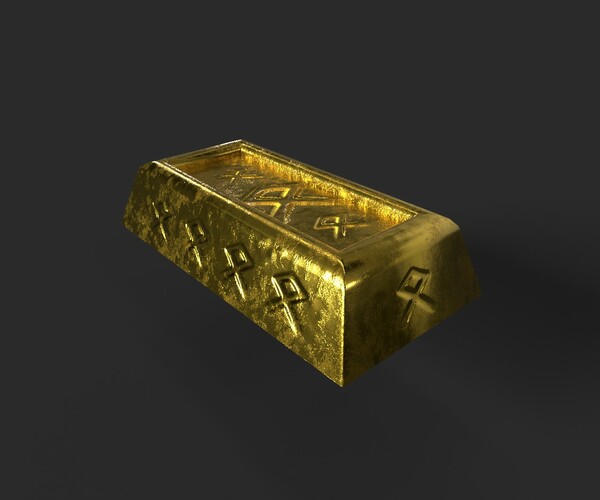 ArtStation - Gold Bar | Game Assets