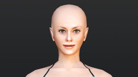 Female Demo - WITH 30 ANIMATIONS-36 MORPHS