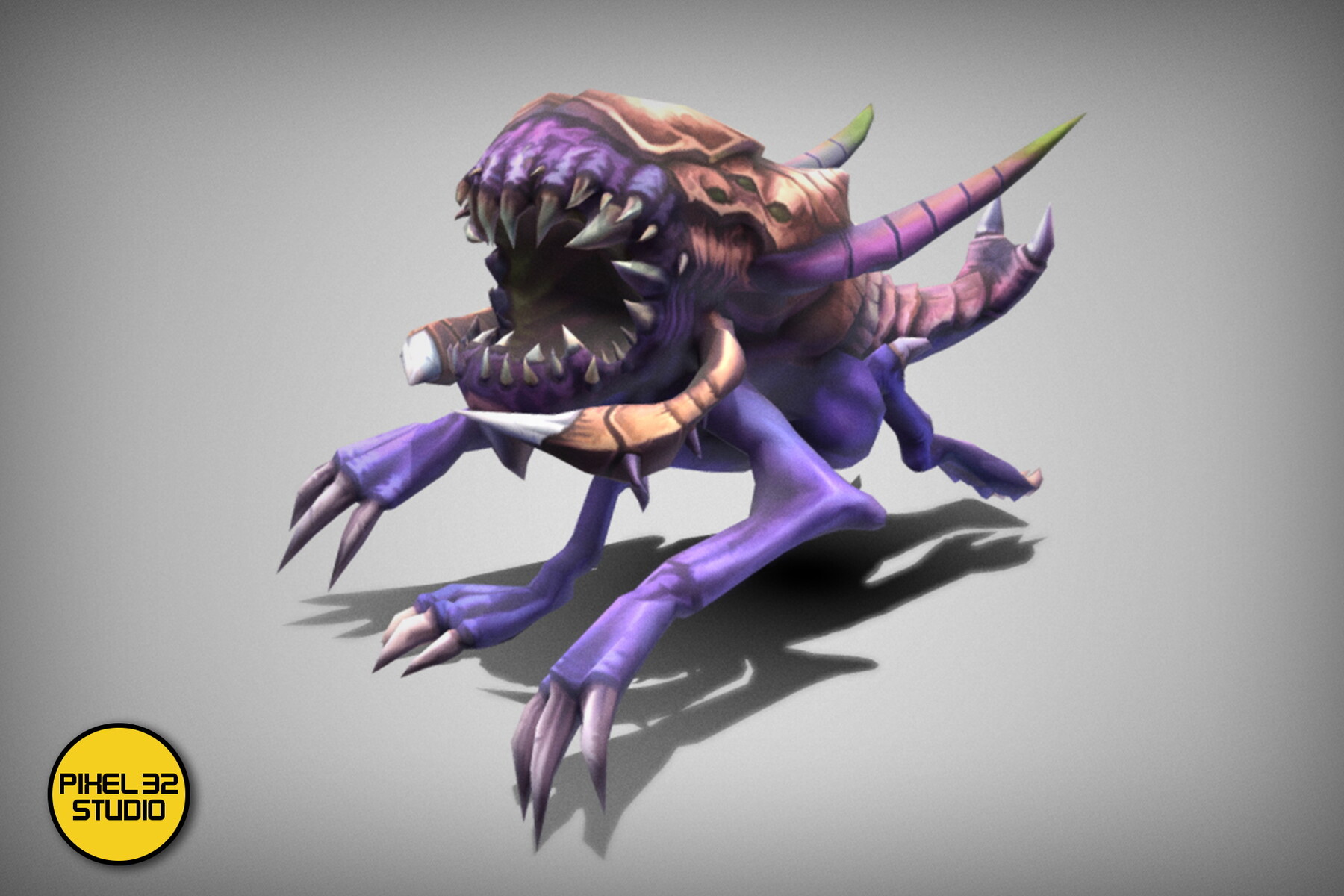 ArtStation - Dungeon Fantasy Monster - Mutant Lizard | Game Assets