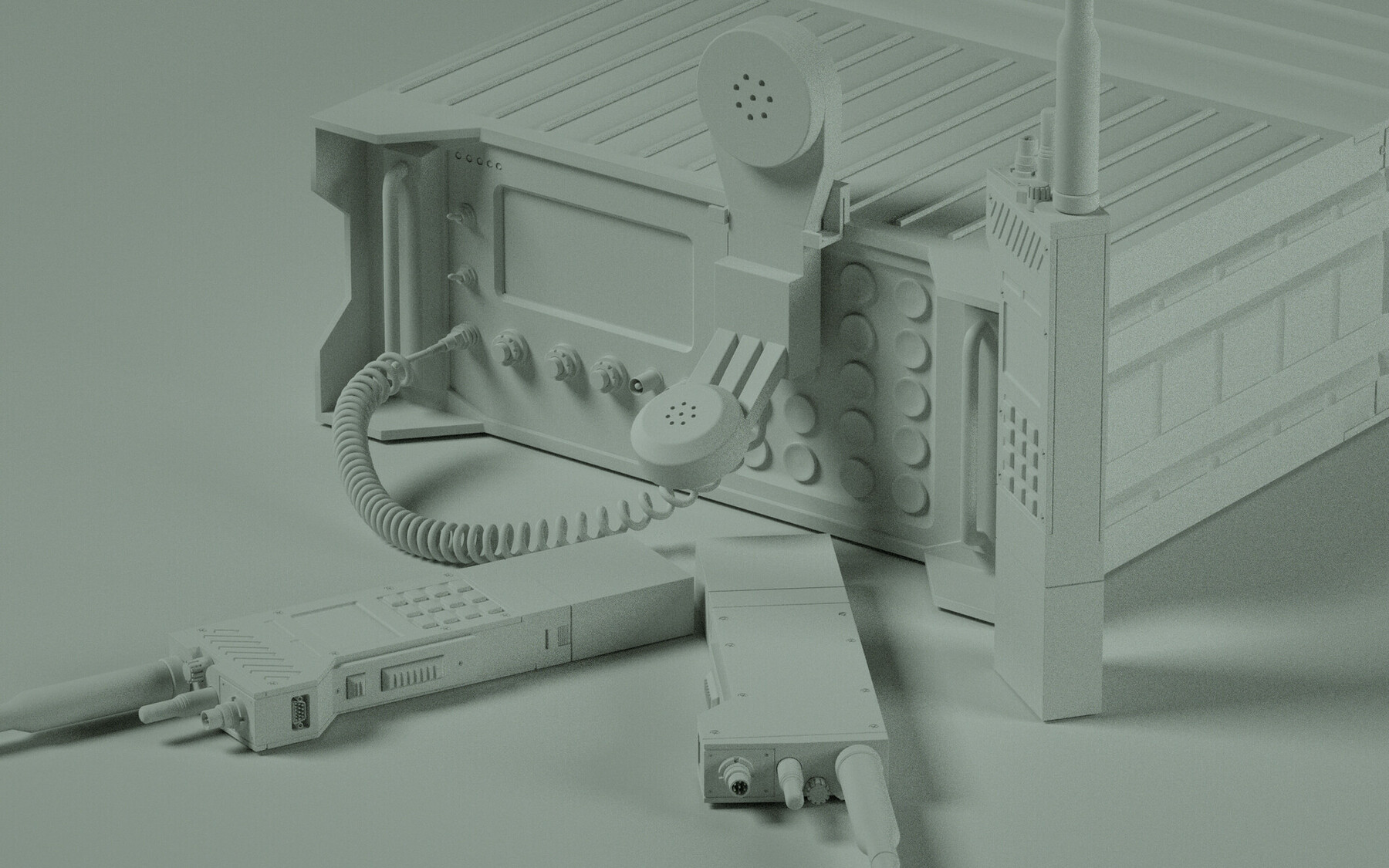 ArtStation Harby Radio & militaryradioportable Game Assets