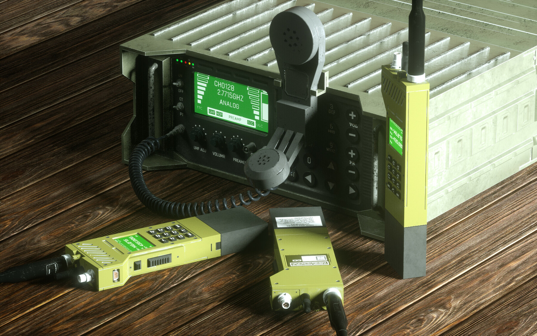 ArtStation Harby Radio & militaryradioportable Game Assets