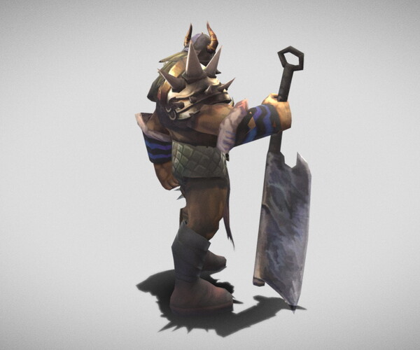 ArtStation - Dungeon Fantasy Monster - Giant Guard | Game Assets