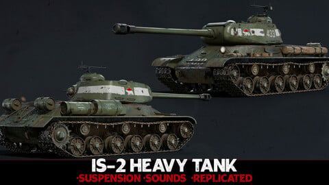 WW2 Tank - IS-2 - Advanced Tank Blueprint [UE4]