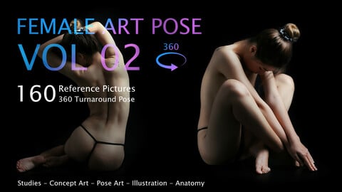 Female Art Pose - Vol 02 - Asian Reference Pictures