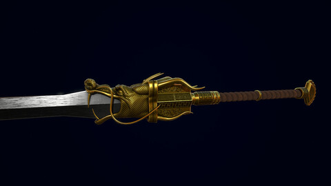 Golden Dragon Sword
