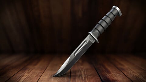 KA-BAR D2 Extreme Fighting Knife 1292