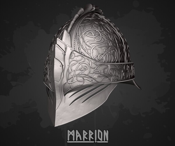 ArtStation - Raging wolf helmet Elden Ring 3d Print ready | Resources