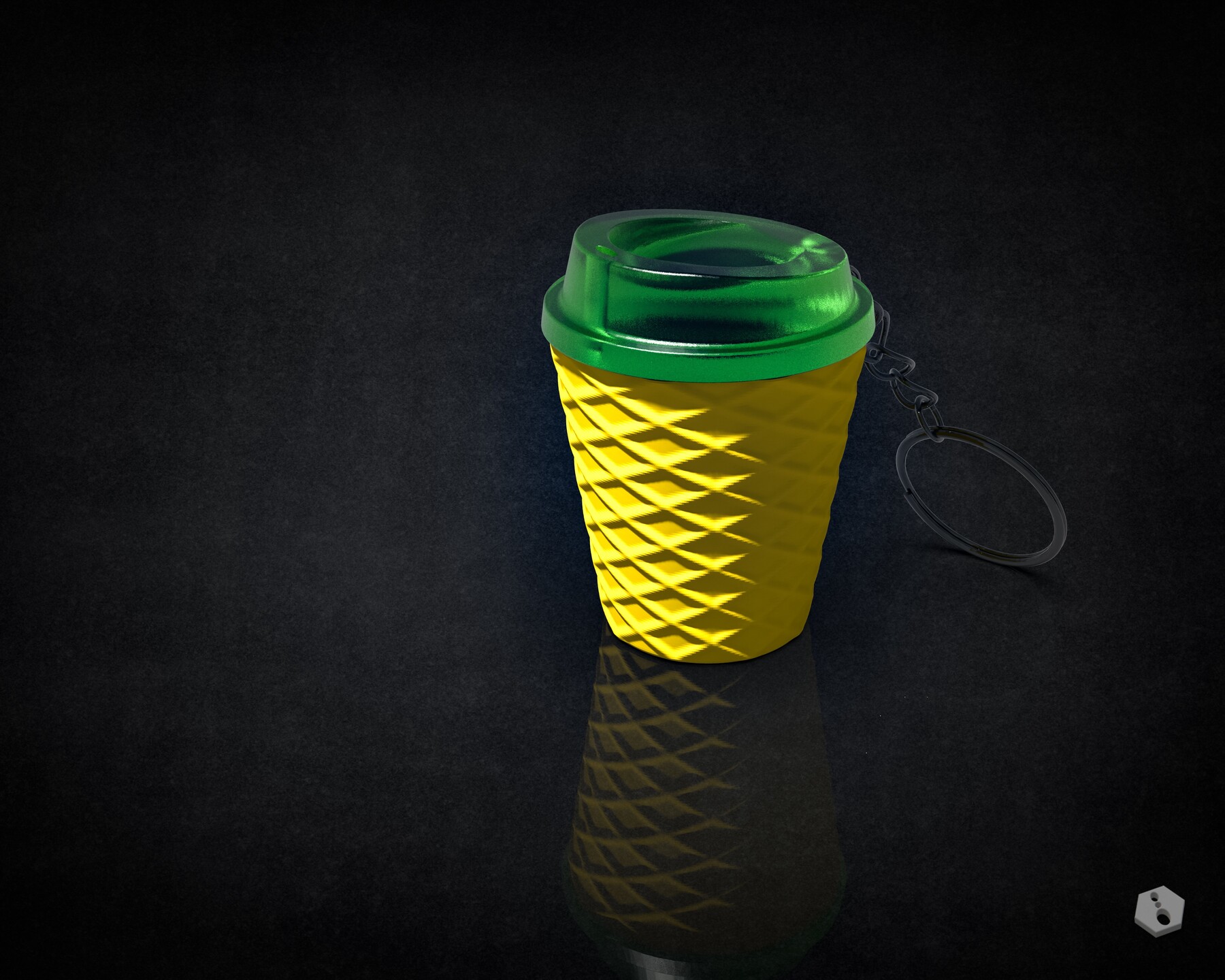 STL file Mini Coffee Plain Tumbler Keychain and Capsule ☕・3D print model to  download・Cults