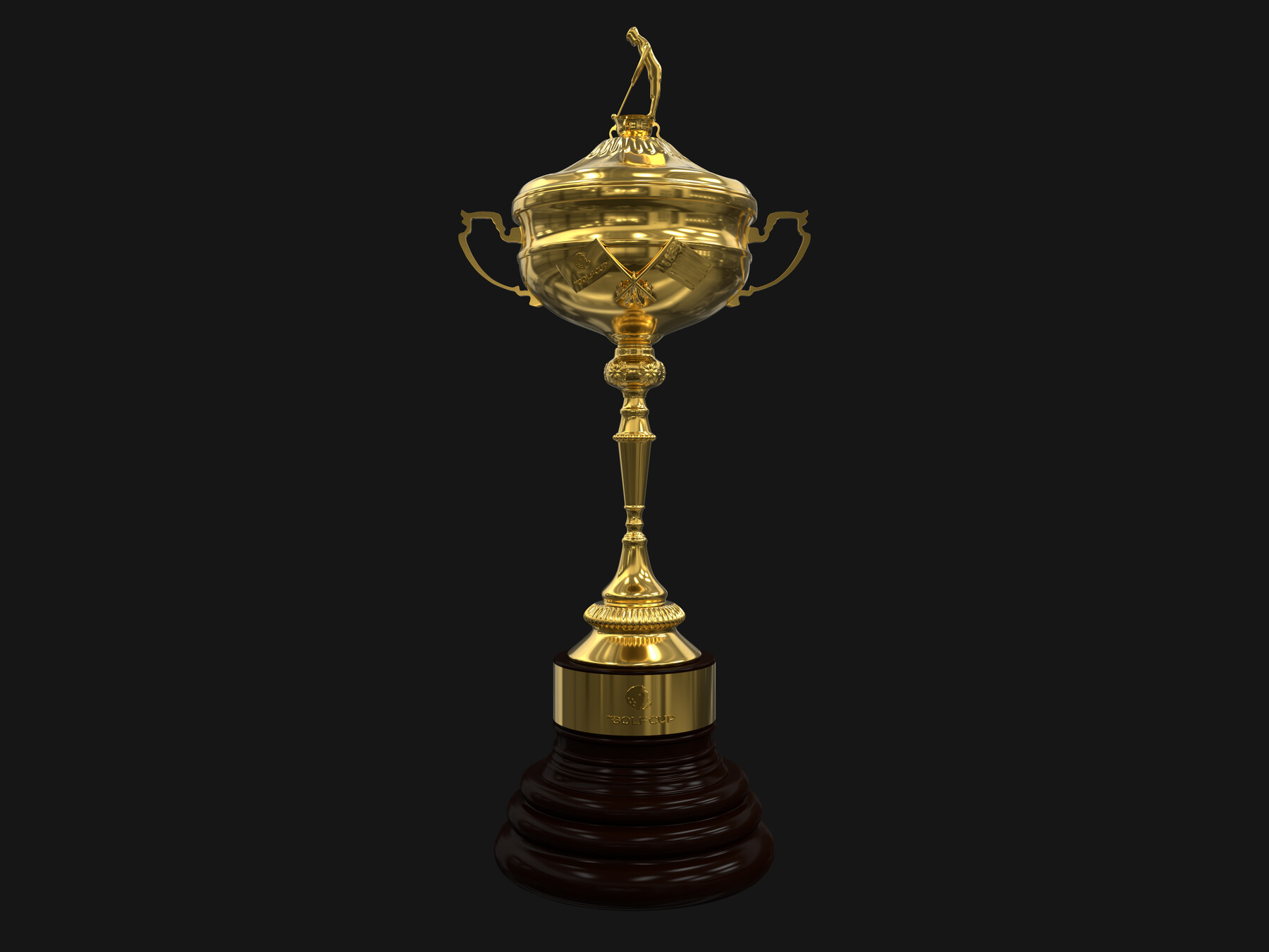 ArtStation - Ryder Cup Golf Trophy 3D model | Resources