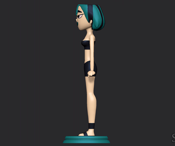 ArtStation - Gwen Swimsuit - Total Drama 3D print model | Resources