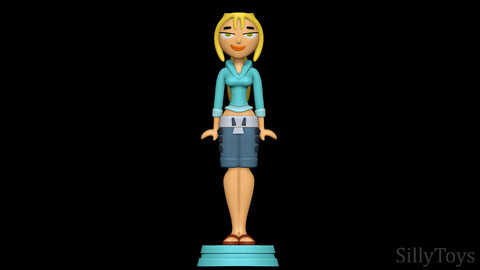 Bridgette - Total Drama 3D print model