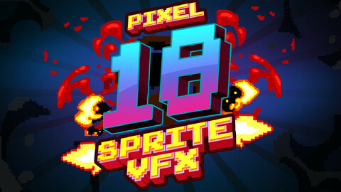 18 Pixel Sprite effects