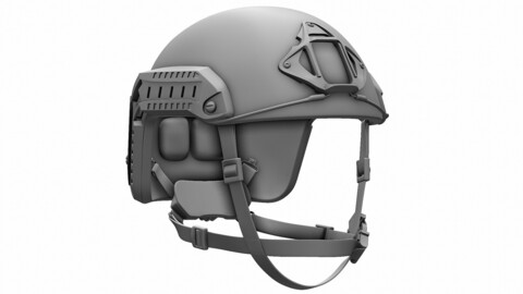 Ops Core Fast Ballistic Helmet - High Poly 3d model (ZTL/OBJ)