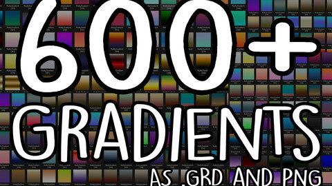 600+ Gradients Pack