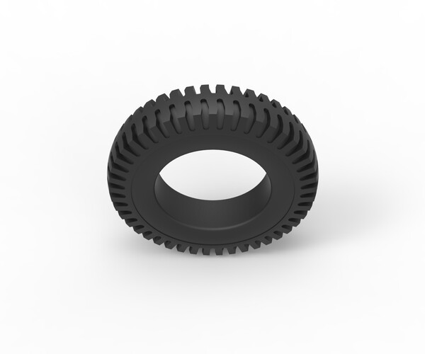 ArtStation - 3D printable Diecast military tire 7 Scale 1 to 10 | Resources