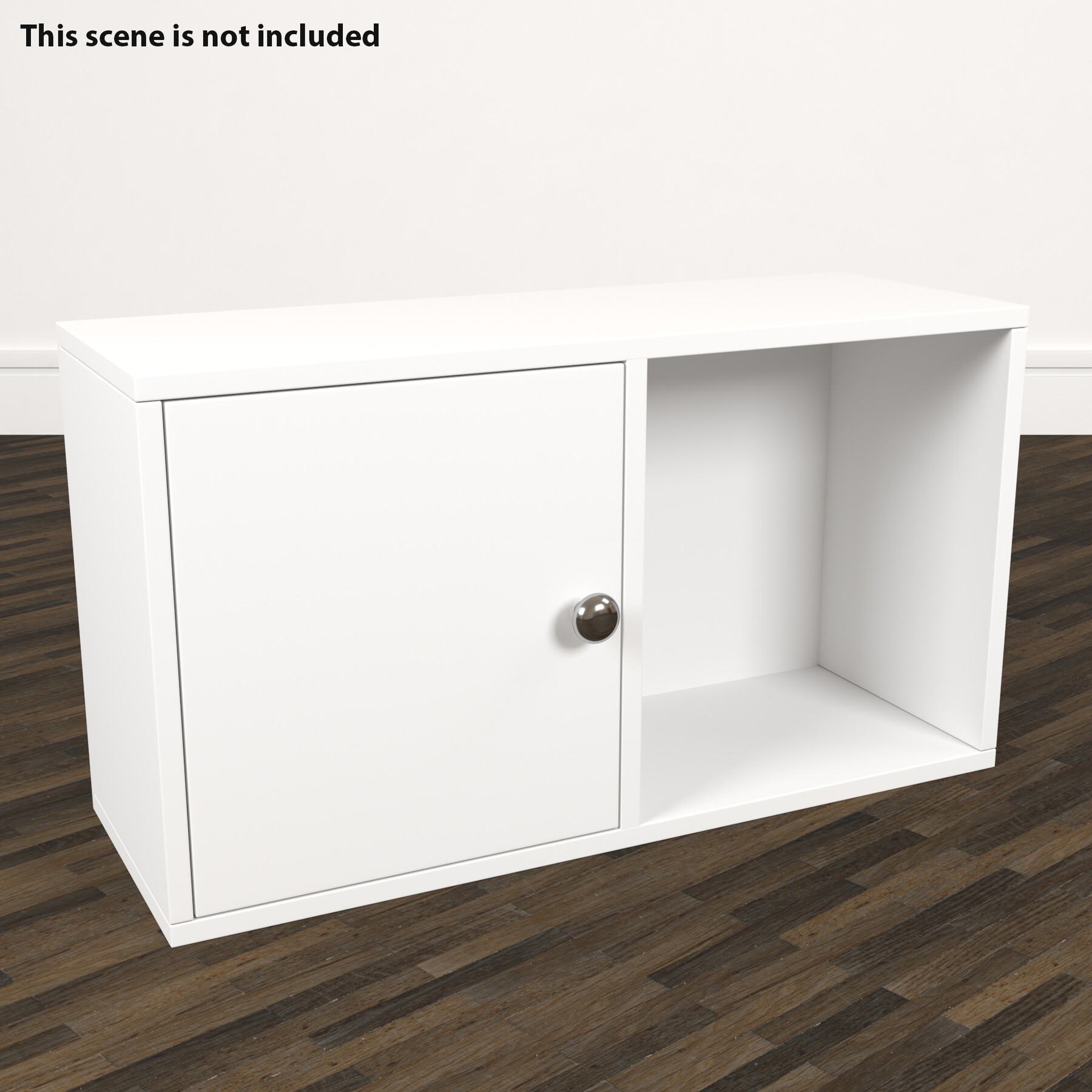 ArtStation Wall Shelf with Door Resources