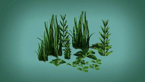 3D Styllized Grass Asset Pack