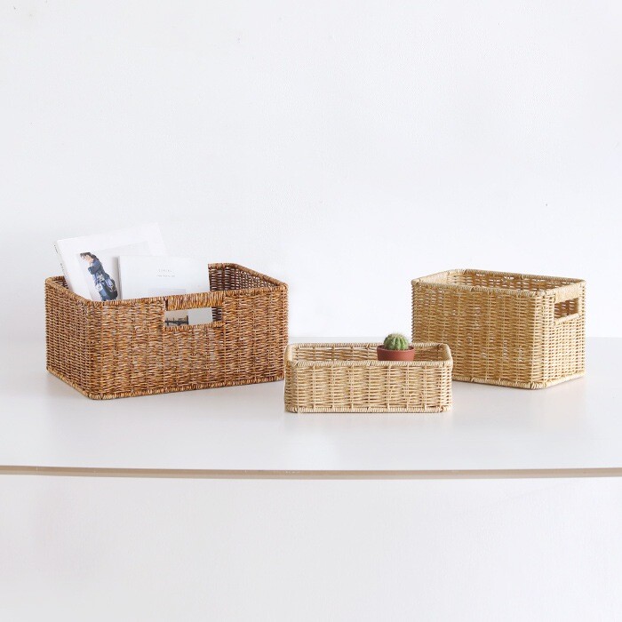 ArtStation - Rattan Rectangular Storage Basket | Resources