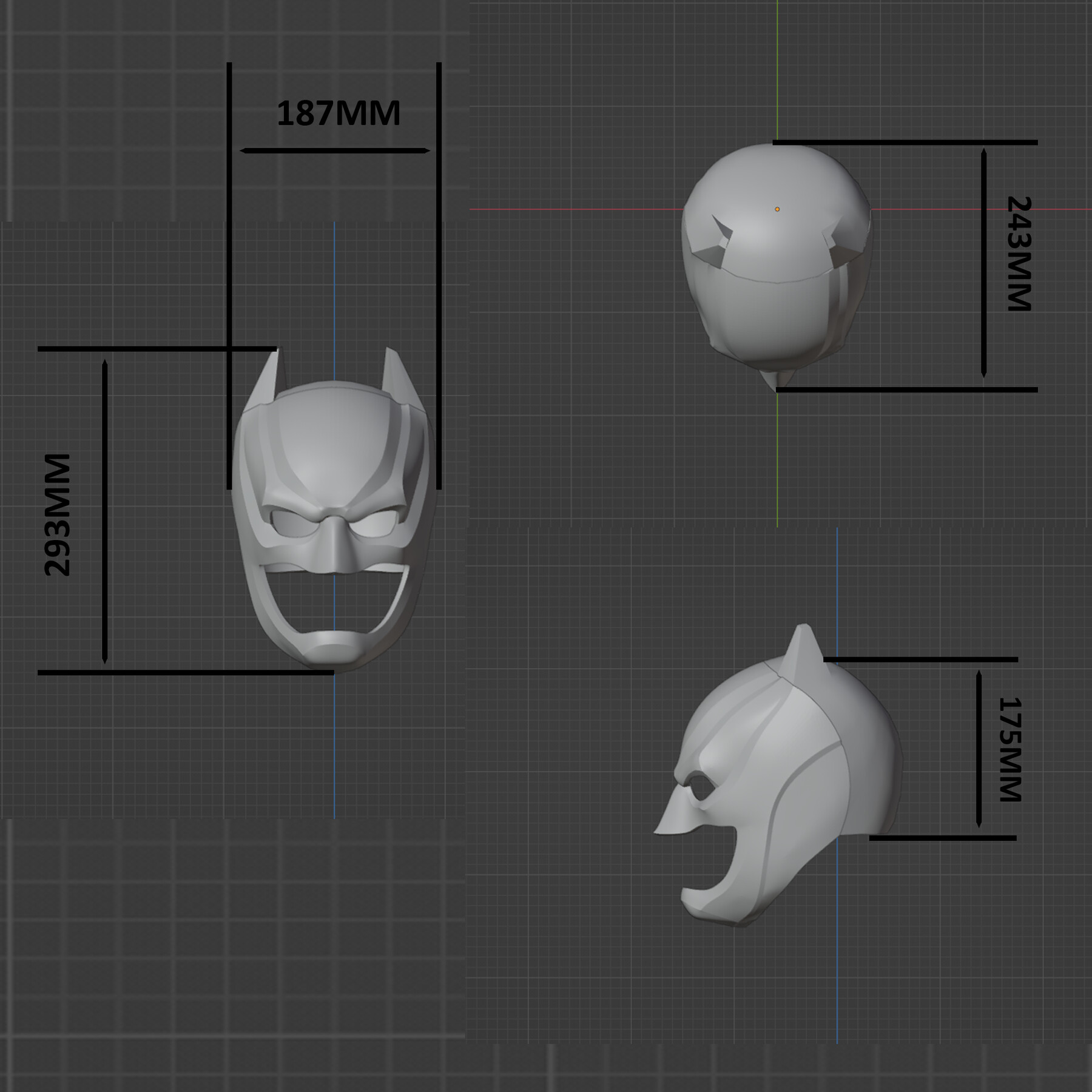 ArtStation - Batman Mask Cowl | Resources