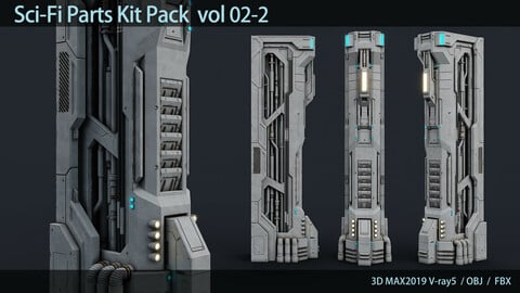 Sci-Fi Parts Kit Pack  vol 02-2
