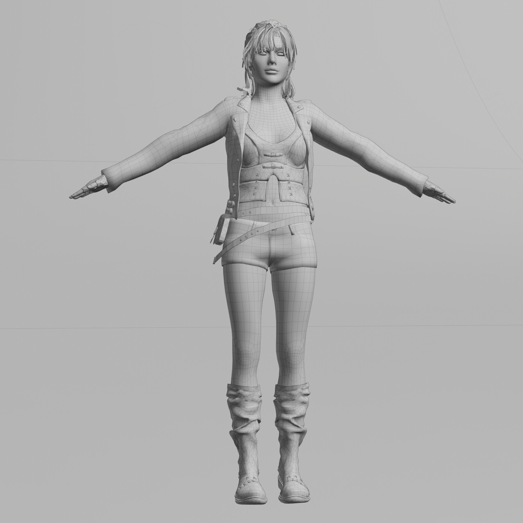 ArtStation - Female Rigged 3d Character