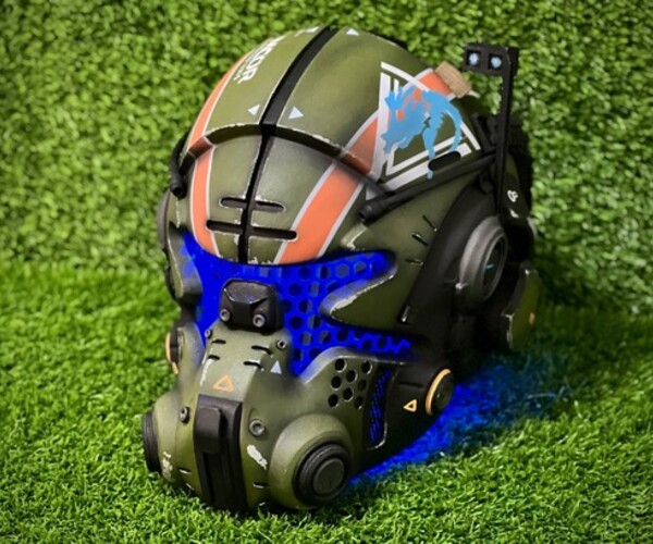 ArtStation - Printable TitanFall Pilot Helmet | Resources