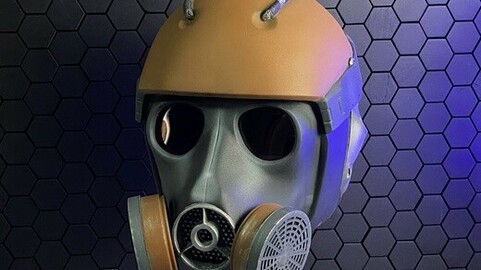 Printable stalker exo helmet (STL)