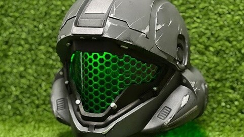 Printable ODST Buck Helmet (STL)