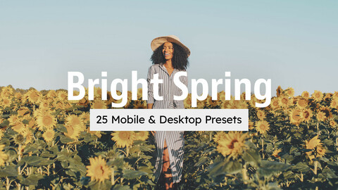 25 Bright Spring LUTs & Lightroom Presets