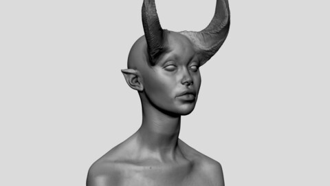 Fantasy Female Head B