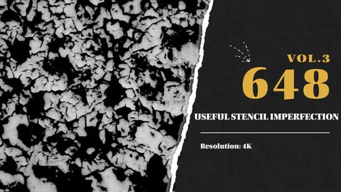 MEGA PACK --- 648 High Quality Useful Stencil Imperfection (9 Categories) vol.3