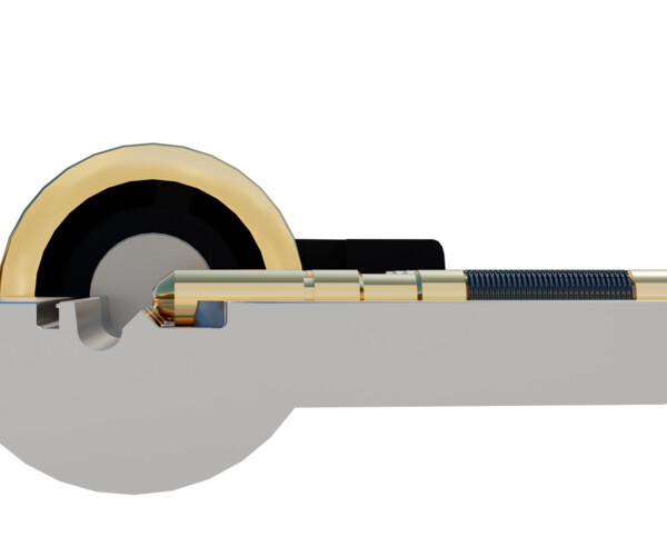 ArtStation CrossSection of Door Lock Resources