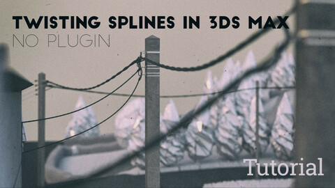 Twisting splines in 3DS Max (no plugin)