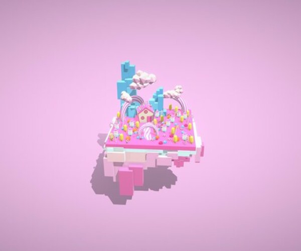 ArtStation Candy island Game Assets