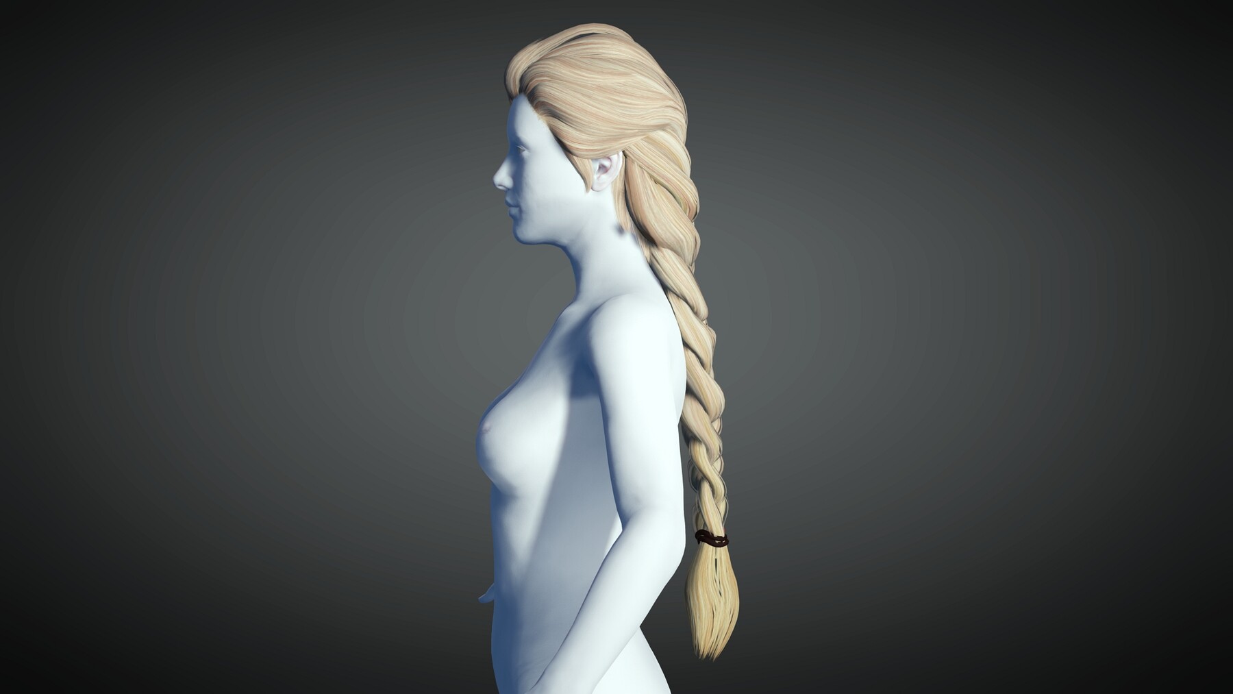 ArtStation - Realistic Female Braided Hair