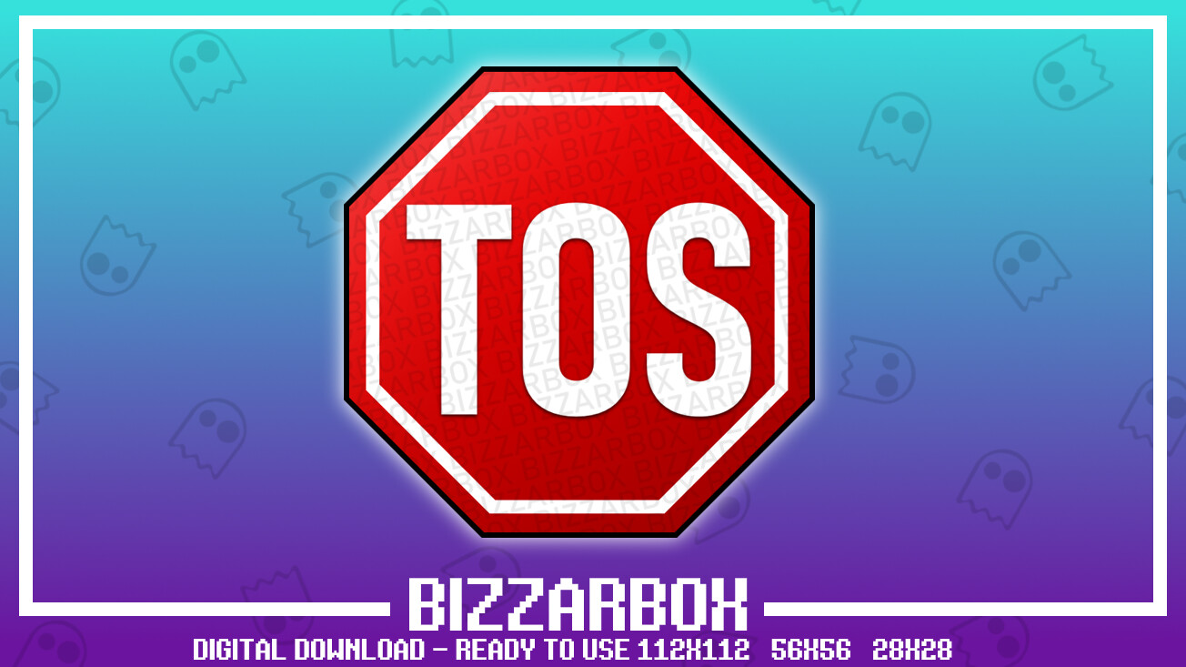 ArtStation Twitch Emote STOP TOS Artworks