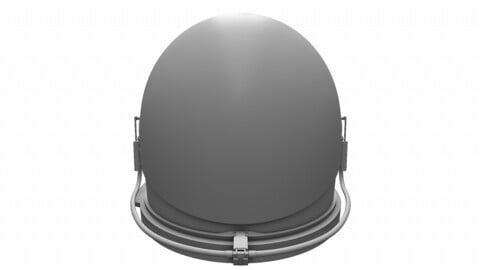 Astronaut Space Helmet High Poly 3d model (ZTL/OBJ)