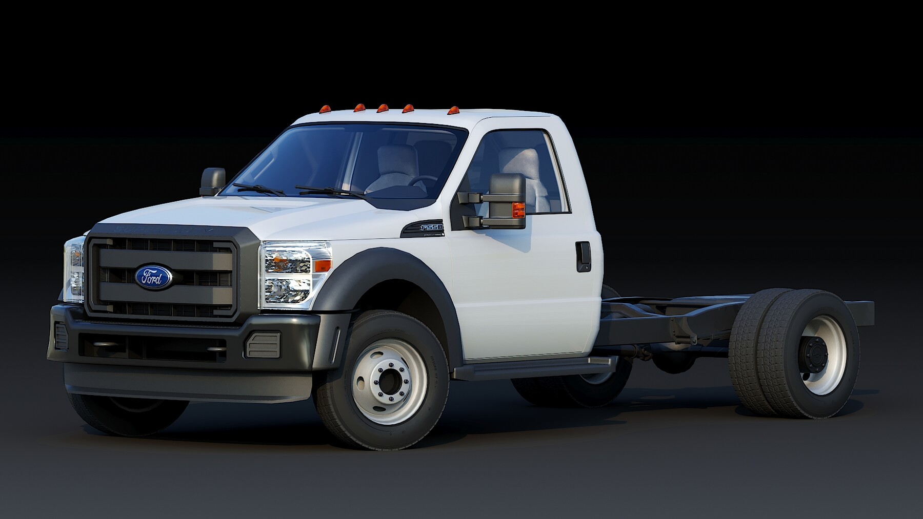 ArtStation Ford F550 Super Duty Regular cab Game Assets