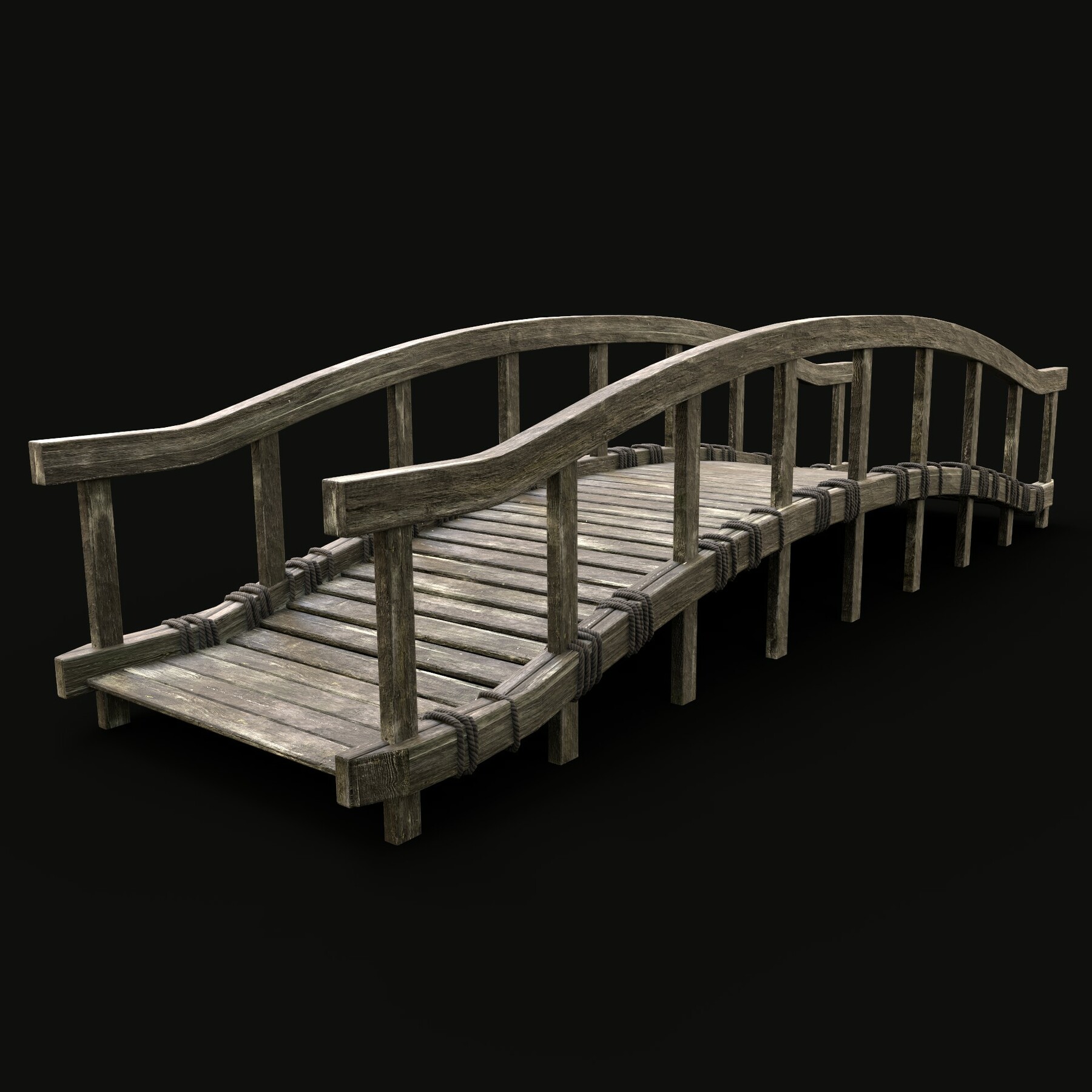 ArtStation - WOODEN BRIDGE MEDIEVAL PLATFORM CONSTRUCTION PACK ...