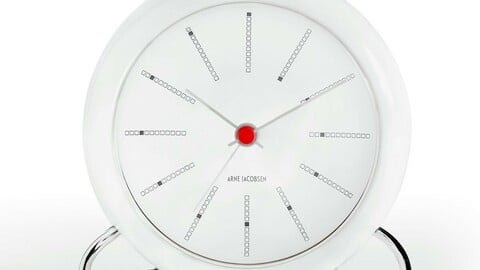 aj bankers table clock